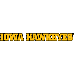 Iowa Hawkeyes Wordmark Logo 2012 - Present